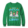 Librarian Theres Snow Place Like The Library Christmas Shirt & Sweatshirt | teecentury