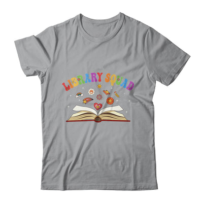 Library Squad Librarian Bookworm Book Lover Groovy Shirt & Tank Top | teecentury