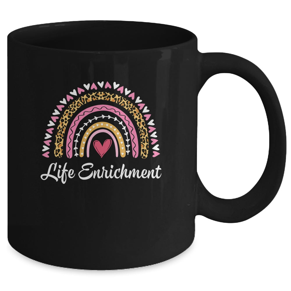 Life Enrichment Coordinator Rainbow Activity Director Mug Coffee Mug | Teecentury.com