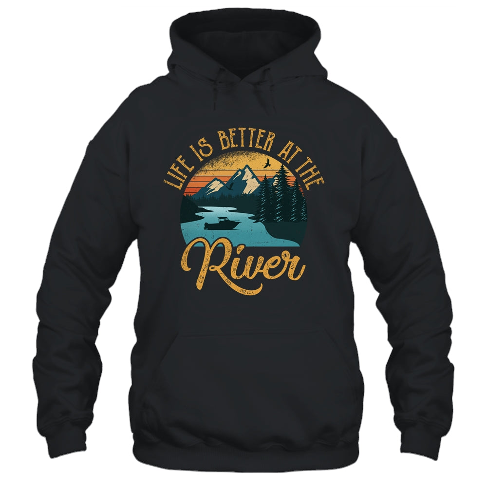 Life Is Better At The River For A River Camping Camper T-Shirt & Tank Top | Teecentury.com
