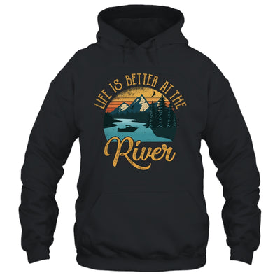 Life Is Better At The River For A River Camping Camper T-Shirt & Tank Top | Teecentury.com