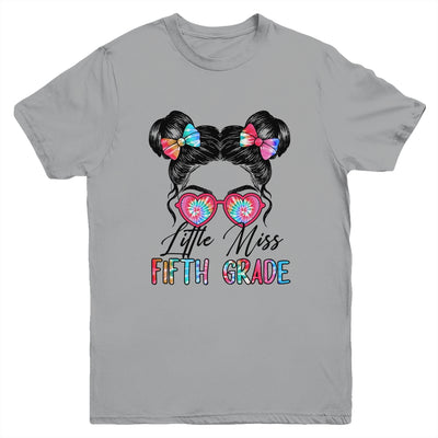 Little Miss Fifth Grade Girls Back To School 5th Grade Youth Shirt | teecentury