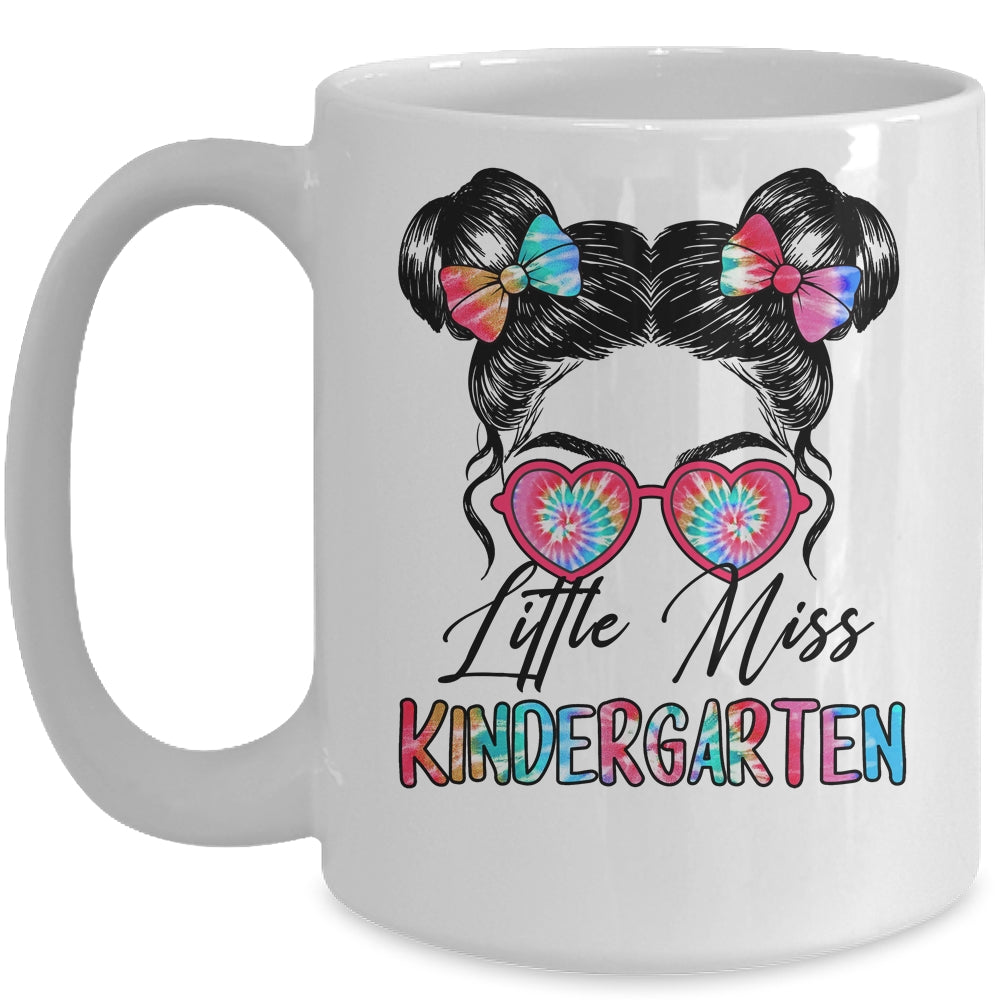 Little Miss Kindergarten Girls Back To School Kindergarten Mug | teecentury