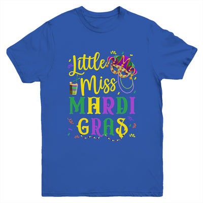 Little Miss Mardi Gras Cute Outfit Girls Kids Youth Shirt | teecentury