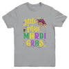 Little Miss Mardi Gras Cute Outfit Girls Kids Youth Shirt | teecentury