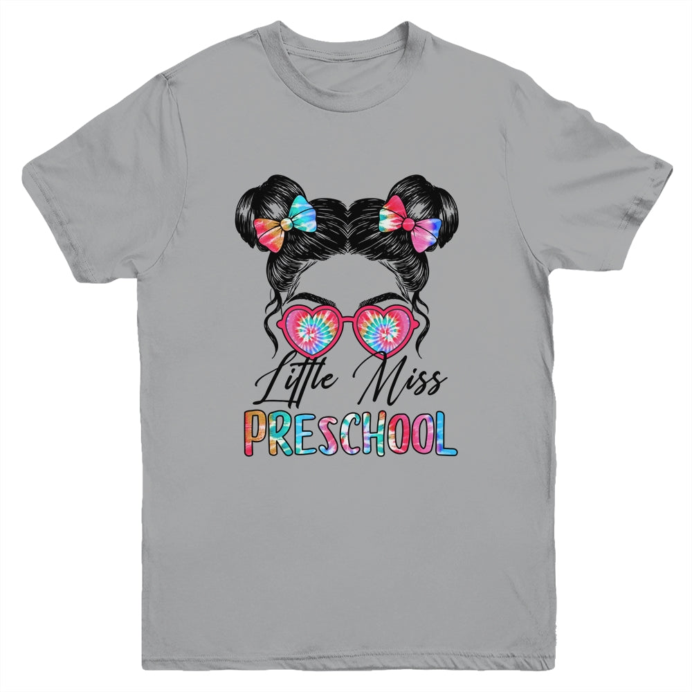 Little Miss Preschool Girls Back To School Preschool Youth Shirt | teecentury