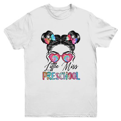 Little Miss Preschool Girls Back To School Preschool Youth Shirt | teecentury