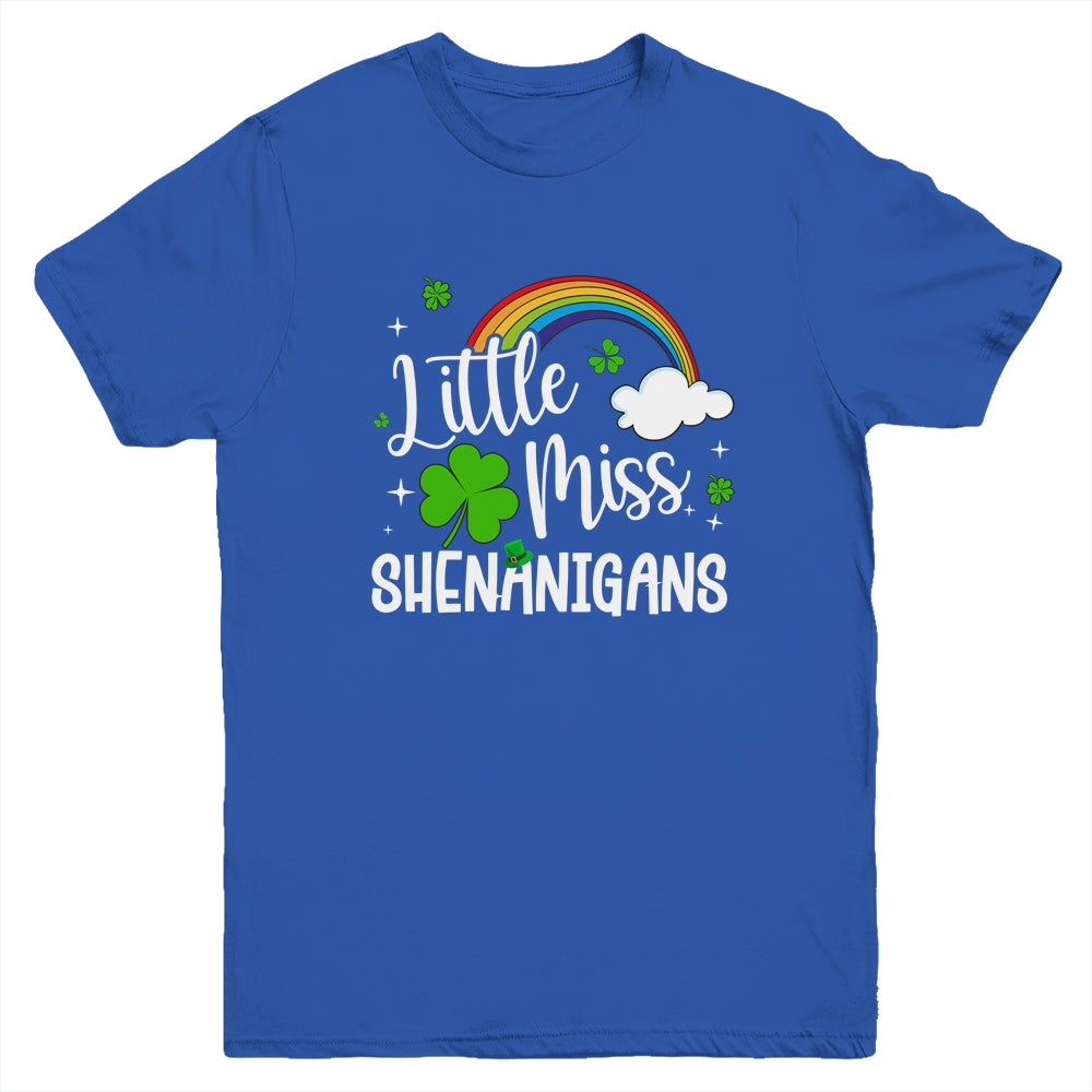 Little Miss Shenanigans For Girls And Women St Patricks Day Youth Shirt | teecentury