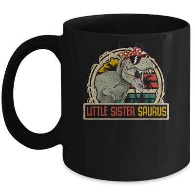 Little Sistersaurus T Rex Dinosaur Sister Saurus Family Mug Coffee Mug | Teecentury.com