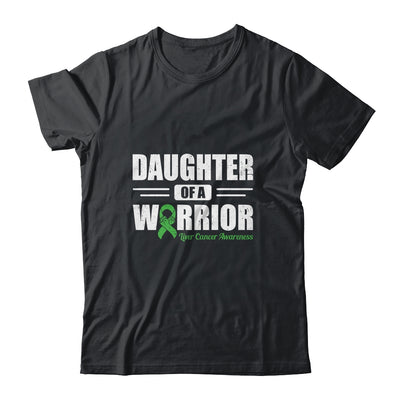 Liver Cancer Awareness Daughter Of Warrior Green Gift T-Shirt & Hoodie | Teecentury.com