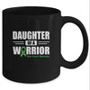 Liver Cancer Awareness Daughter Of Warrior Green Gift Coffee Mug | Teecentury.com