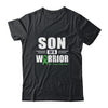 Liver Cancer Awareness Son Of Warrior Green Gift T-Shirt & Hoodie | Teecentury.com