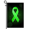 Liver Cancer Mental Health Lymphoma Kidney Disease Cancer Awareness Flag Green Ribbon Flag | Teecentury.com