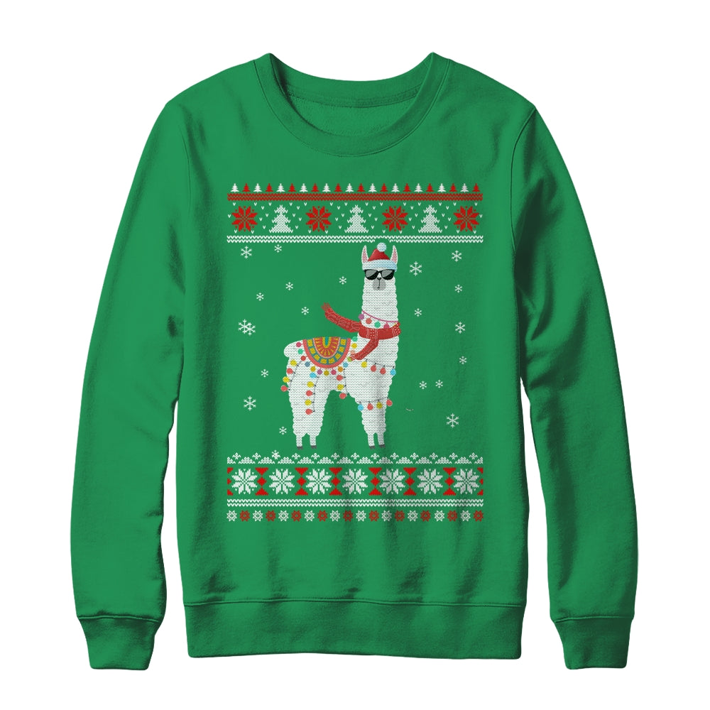 Alpaca ugly christmas sweater outlet