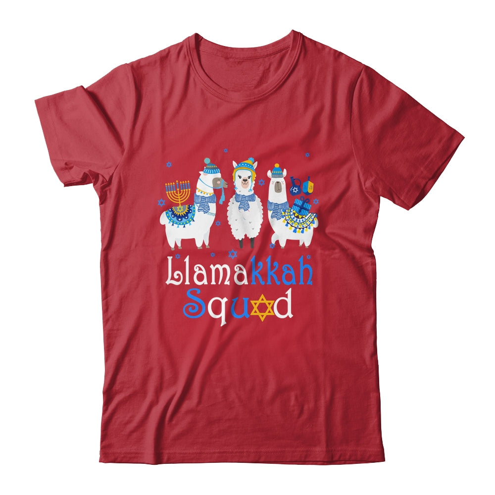 Llamakkah Squad Funny Jewish Hanukkah Gift Cute Llama T-Shirt & Sweatshirt | Teecentury.com