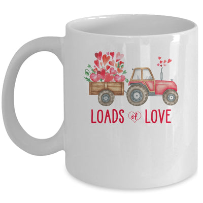 Loads Of Love Farm Tractor Valentines Day For Boys Mug Coffee Mug | Teecentury.com