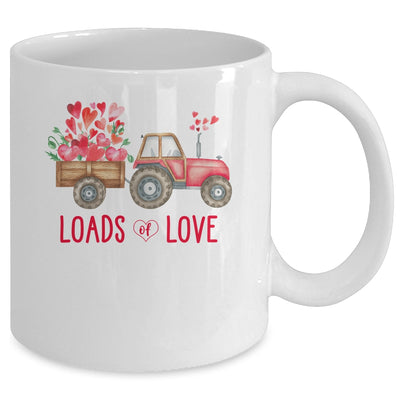 Loads Of Love Farm Tractor Valentines Day For Boys Mug Coffee Mug | Teecentury.com