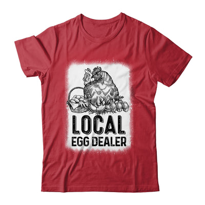 Local Egg Dealer Funny Bleached Chicken Lover Farm Farmer Shirt & Tank Top | teecentury