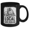 Local Egg Dealer Funny Bleached Chicken Lover Farm Farmer Mug | teecentury
