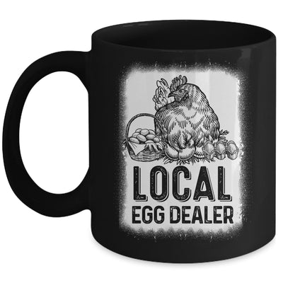 Local Egg Dealer Funny Bleached Chicken Lover Farm Farmer Mug | teecentury