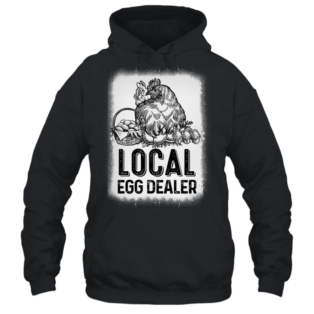 Local Egg Dealer Funny Bleached Chicken Lover Farm Farmer Shirt & Tank Top | teecentury