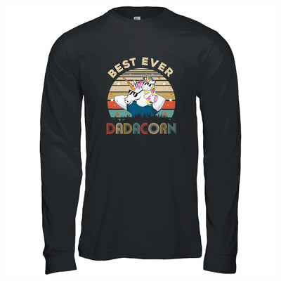 Best Ever Dadacorn Dad And Baby Fathers Day Gift Vintage T-Shirt & Hoodie | Teecentury.com