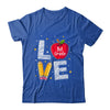 Love 1st Grade Apple Funny Back To School Teacher T-Shirt & Hoodie | Teecentury.com