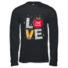 Love 2nd Grade Apple Funny Back To School Teacher T-Shirt & Hoodie | Teecentury.com