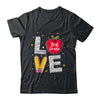 Love 3rd Grade Apple Funny Back To School Teacher T-Shirt & Hoodie | Teecentury.com