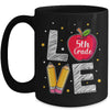 Love 5th Grade Apple Funny Back To School Teacher Mug Coffee Mug | Teecentury.com
