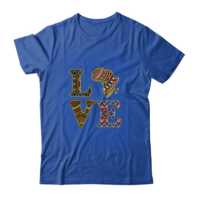 Love Africa African Kente Cloth Men Women Lover T-Shirt & Tank Top | Teecentury.com