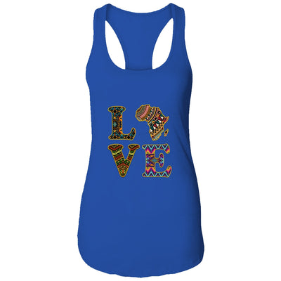 Love Africa African Kente Cloth Men Women Lover T-Shirt & Tank Top | Teecentury.com