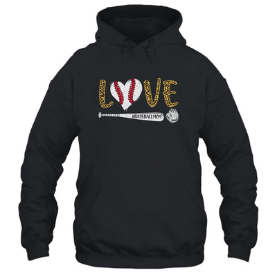 Love Baseball Mom Leopard Print Lover Mother's Day T-Shirt & Tank Top | Teecentury.com