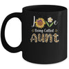 Love Being Called Aunt Sunflower Mothers Day Mug Coffee Mug | Teecentury.com