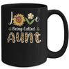 Love Being Called Aunt Sunflower Mothers Day Mug Coffee Mug | Teecentury.com