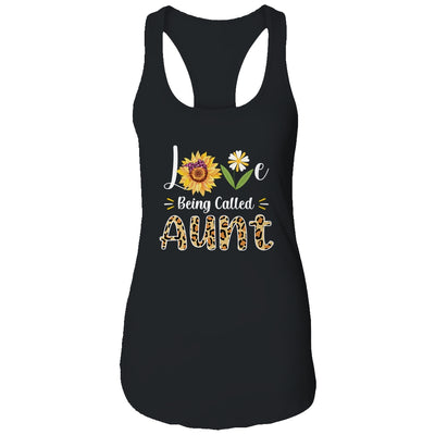 Love Being Called Aunt Sunflower Mothers Day T-Shirt & Tank Top | Teecentury.com