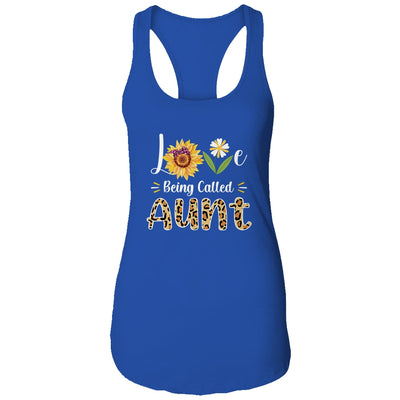 Love Being Called Aunt Sunflower Mothers Day T-Shirt & Tank Top | Teecentury.com