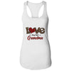 Love Being Called Grandma Leopard Red Plaid Heart Valentine T-Shirt & Tank Top | Teecentury.com