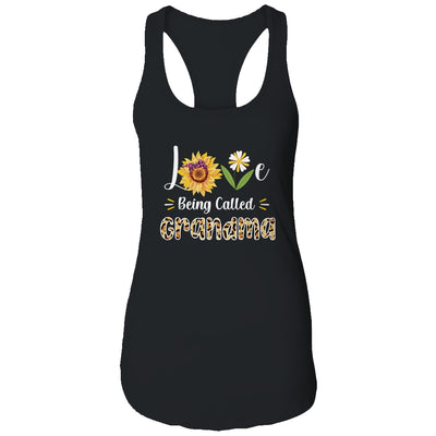 Love Being Called Grandma Sunflower Mothers Day T-Shirt & Tank Top | Teecentury.com