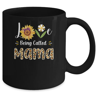 Love Being Called Mama Sunflower Mothers Day Mug Coffee Mug | Teecentury.com