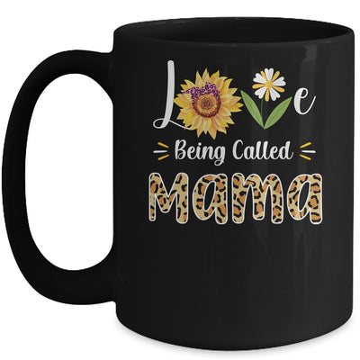 Love Being Called Mama Sunflower Mothers Day Mug Coffee Mug | Teecentury.com