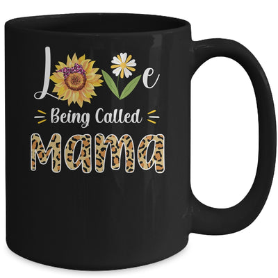 Love Being Called Mama Sunflower Mothers Day Mug Coffee Mug | Teecentury.com