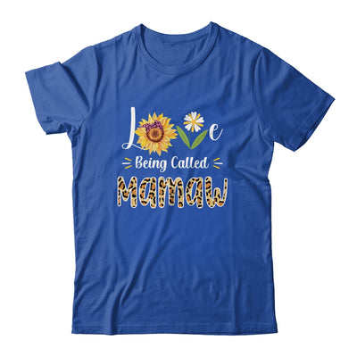 Love Being Called Mamaw Sunflower Mothers Day T-Shirt & Tank Top | Teecentury.com