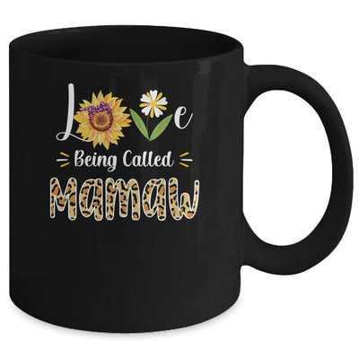 Love Being Called Mamaw Sunflower Mothers Day Mug Coffee Mug | Teecentury.com