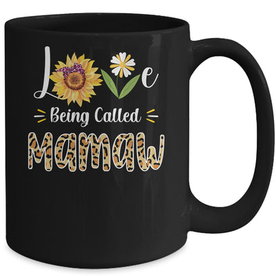 Love Being Called Mamaw Sunflower Mothers Day Mug Coffee Mug | Teecentury.com