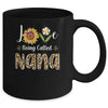 Love Being Called Nana Sunflower Mothers Day Mug Coffee Mug | Teecentury.com