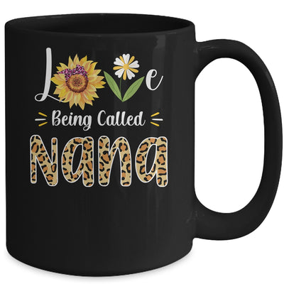 Love Being Called Nana Sunflower Mothers Day Mug Coffee Mug | Teecentury.com