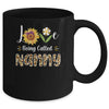 Love Being Called Nanny Sunflower Mothers Day Mug Coffee Mug | Teecentury.com