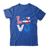 Love Dog Paw American Flag Tie Dye Dog Lover 4Th Of July T-Shirt & Tank Top | Teecentury.com