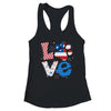 Love Dog Paw American Flag Tie Dye Dog Lover 4Th Of July T-Shirt & Tank Top | Teecentury.com